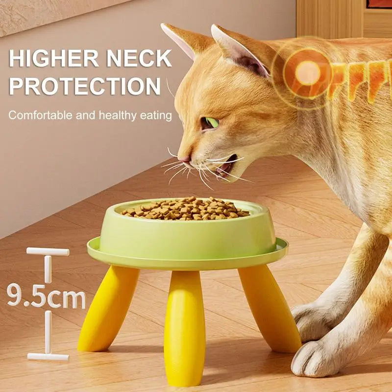 High Legged Anti-Vomit Pet Bowl Feeder Raised
