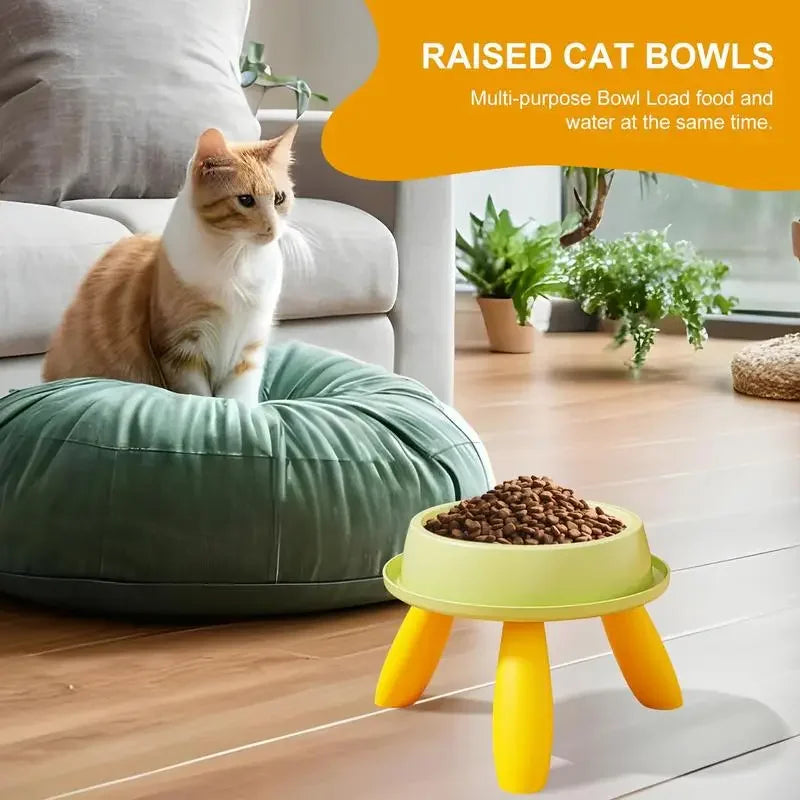 High Legged Anti-Vomit Pet Bowl Feeder Raised
