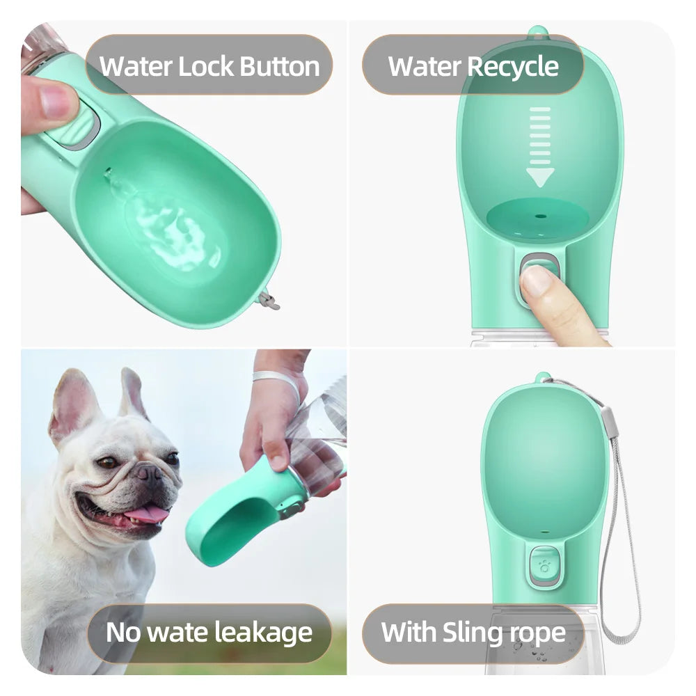 Leakproof Portable Water Bottle For Small & Large Dog and Cat