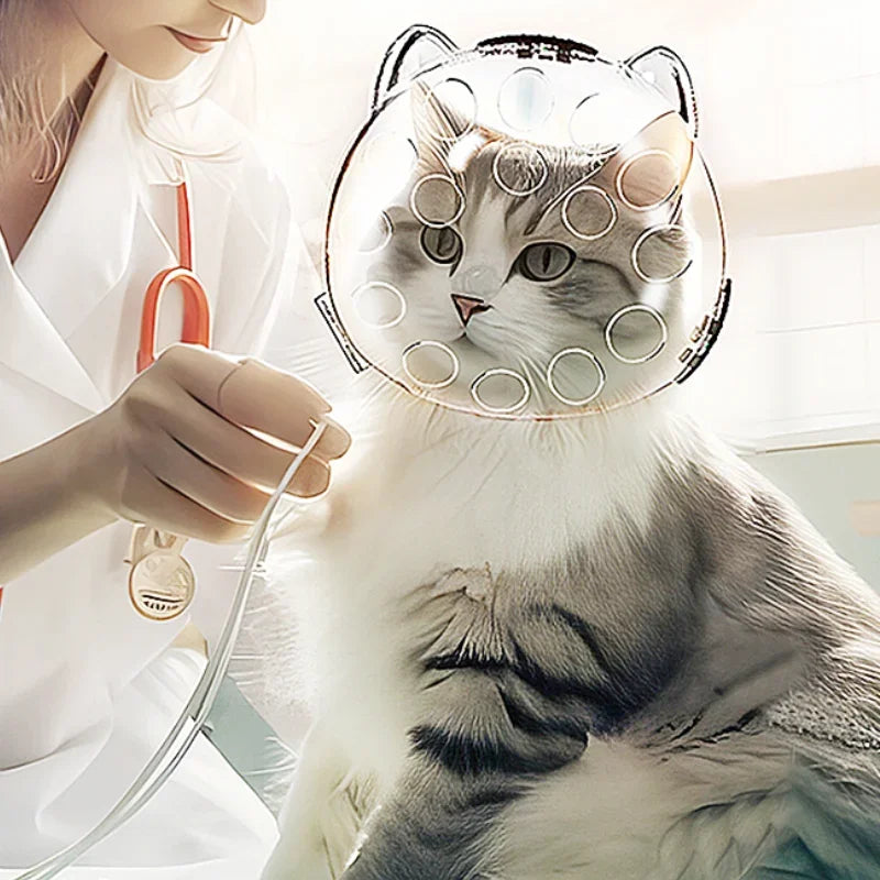 Portable  Breathable Cat Head Cover Prevent Biting & Scratching Safety Carrier Bag