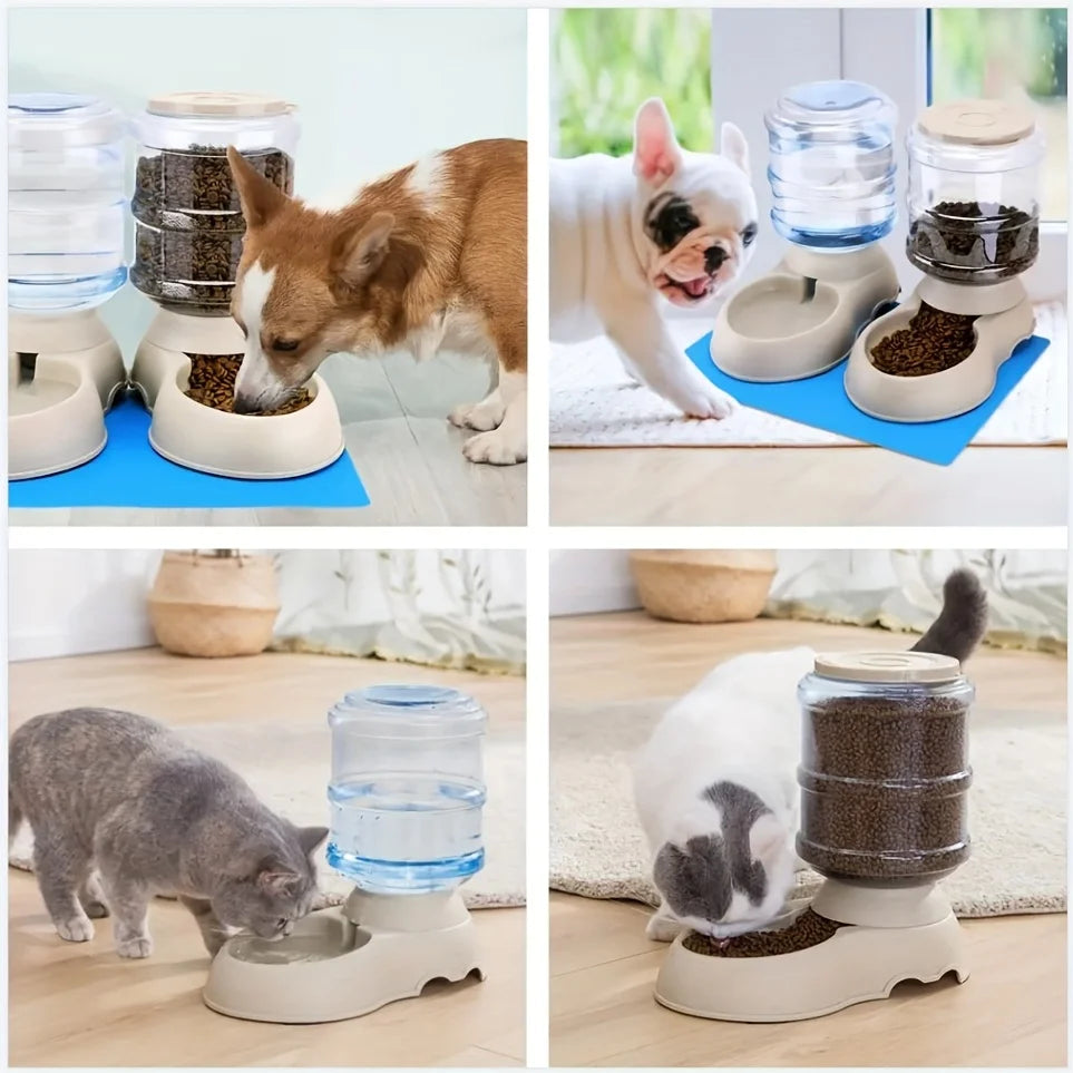 Pet Large Capacity Automatic Water and Feeder