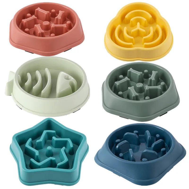 Pet Healthy Round Anti-choking Thickened Bowl