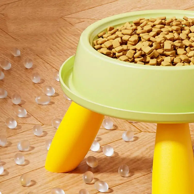 High Legged Anti-Vomit Pet Bowl Feeder Raised