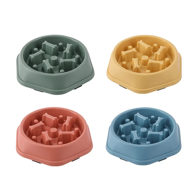 Pet Healthy Round Anti-choking Thickened Bowl