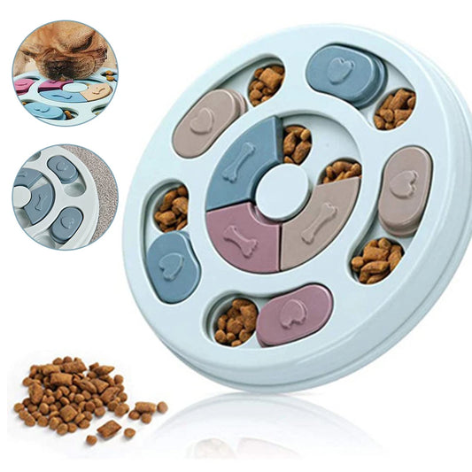 Pet Food Dispenser Interactive Educational Feeding Toys